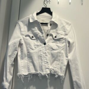 Hidden xs white Jean jacket new never worn